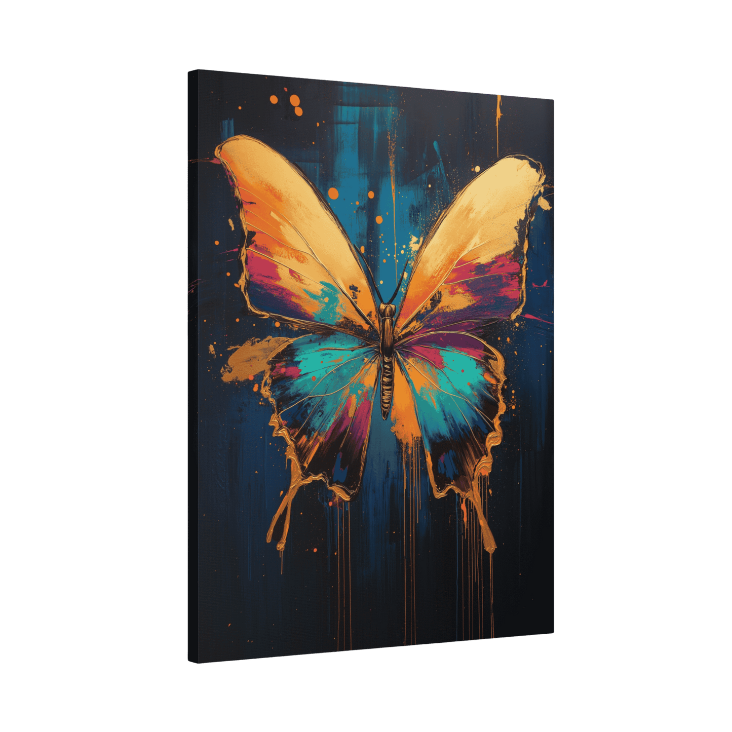 Golden Butterfly - Animal Art