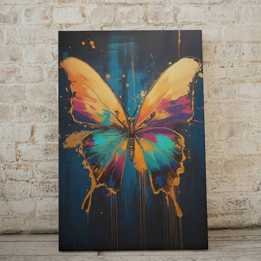 Golden Butterfly - Animal Art