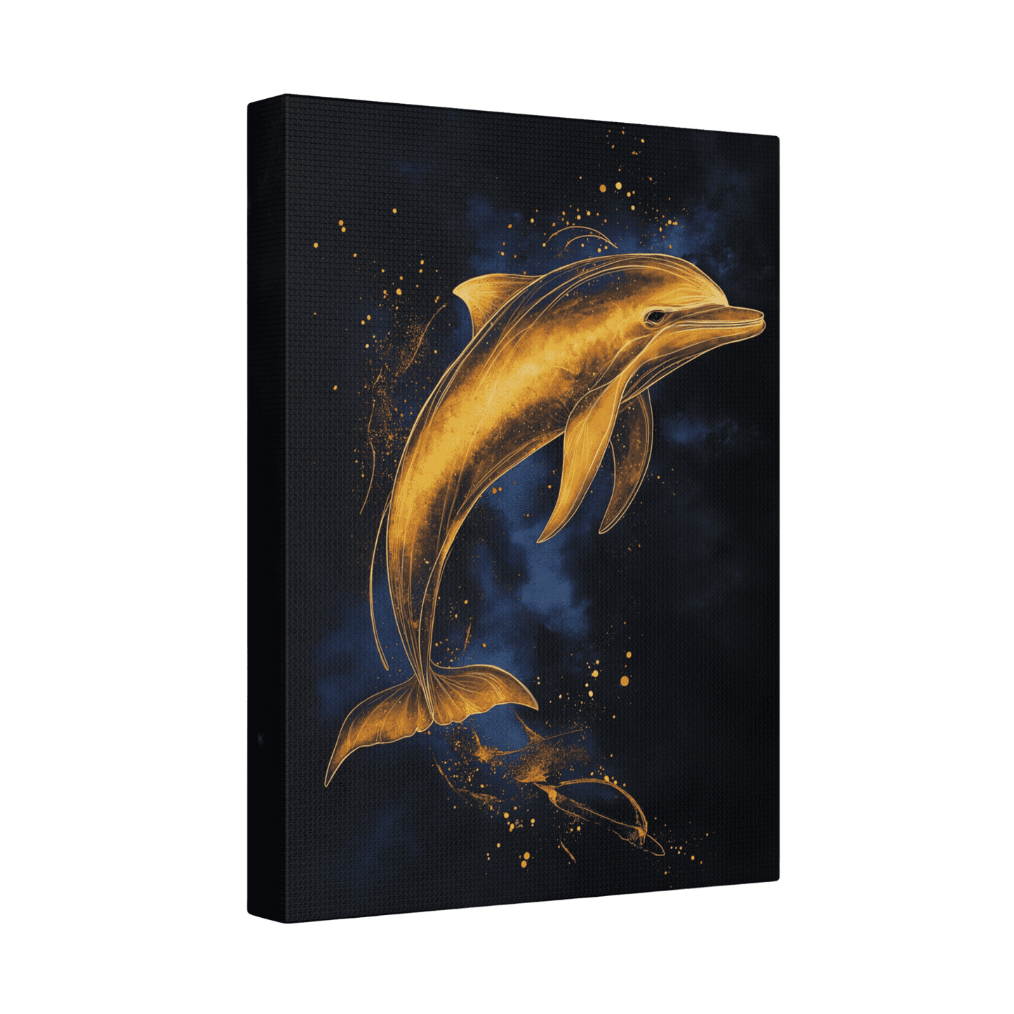 Golden Dolphin - Animal Art