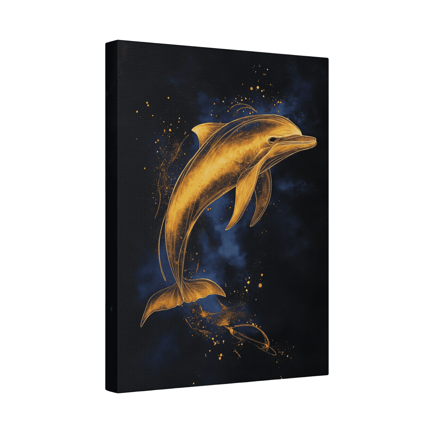 Golden Dolphin - Animal Art