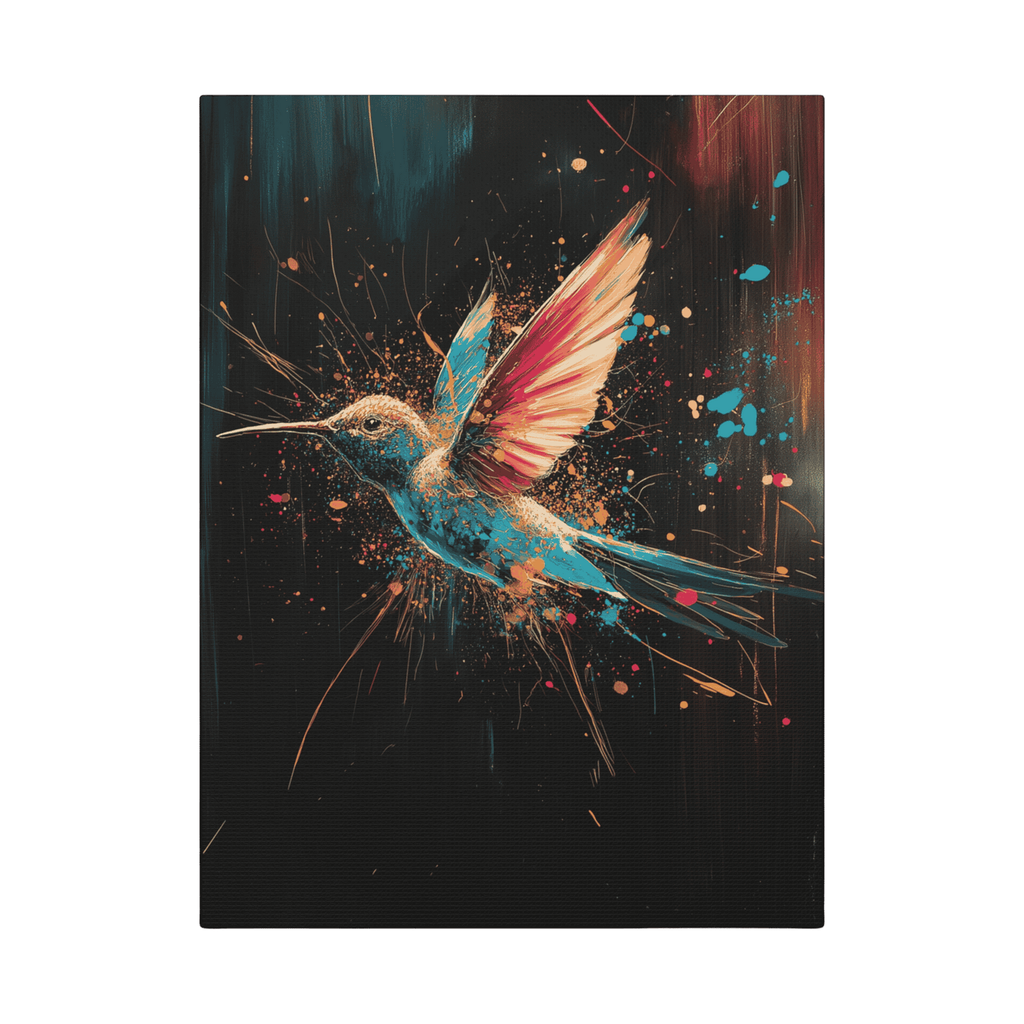 Vibrant Hummingbird - Animal Art