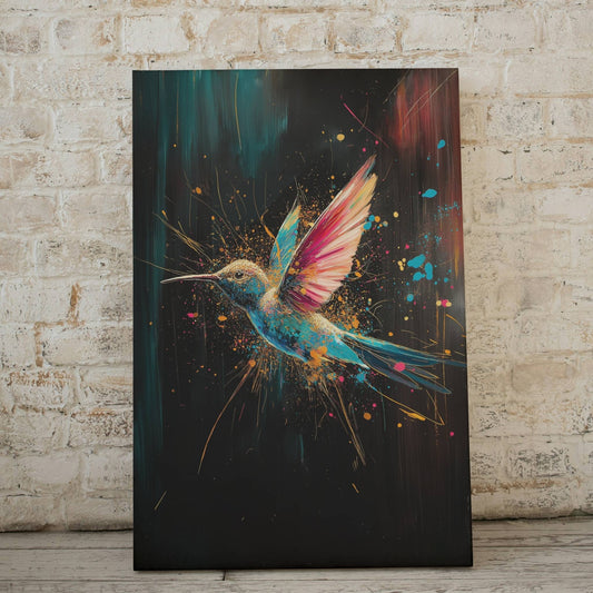 Vibrant Hummingbird - Animal Art