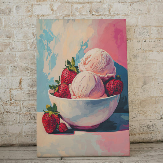 Strawberry Ice Cream - Summer Vibes