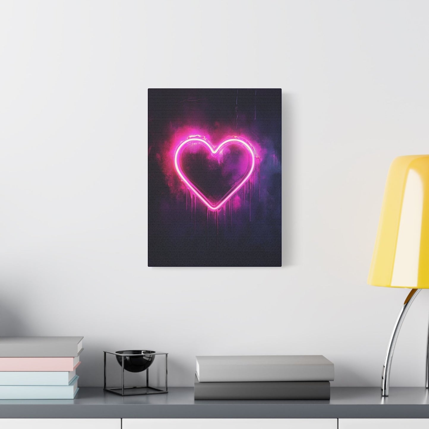 Neon Heart - Street Art