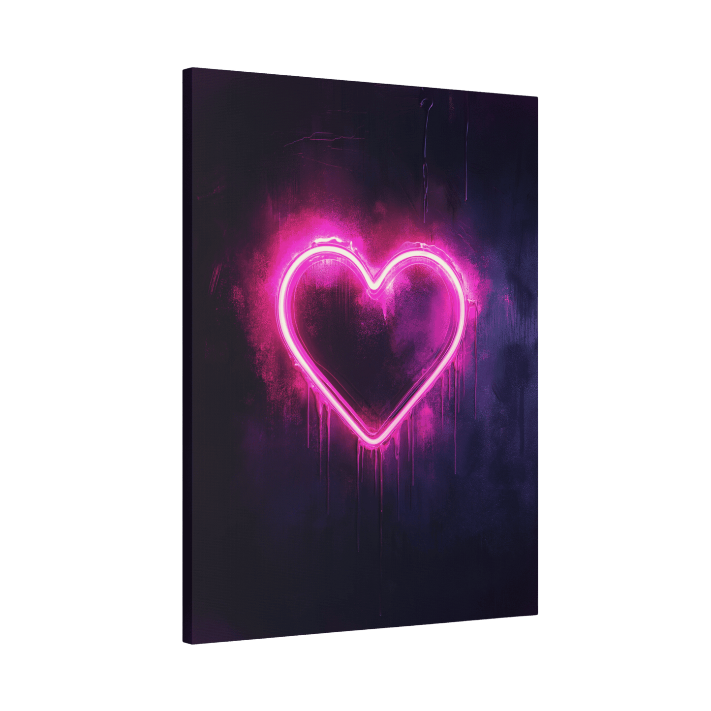 Neon Heart - Street Art