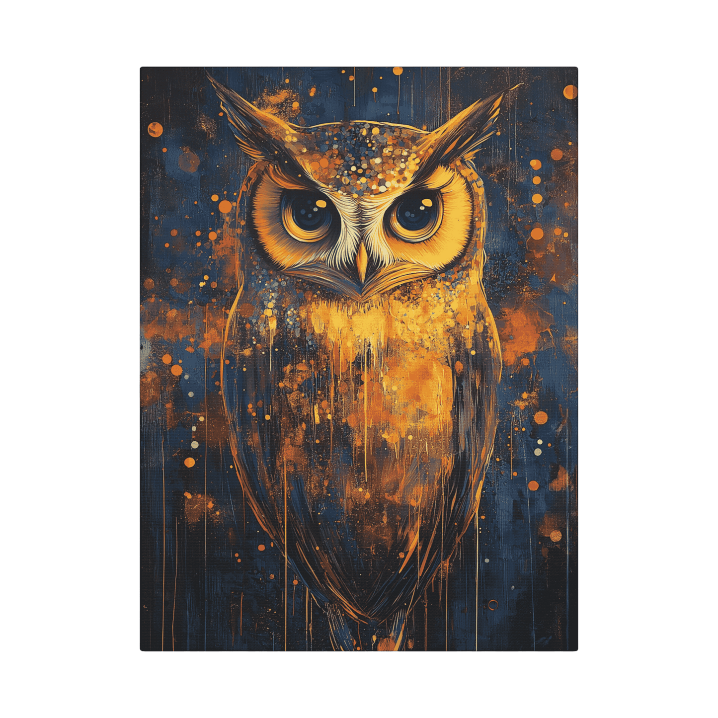 Golden Owl - Animal Art