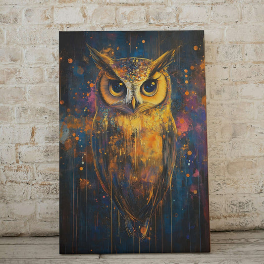 Golden Owl - Animal Art