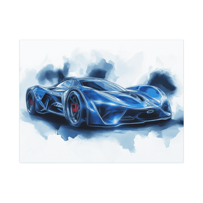 Racing Car - Blue