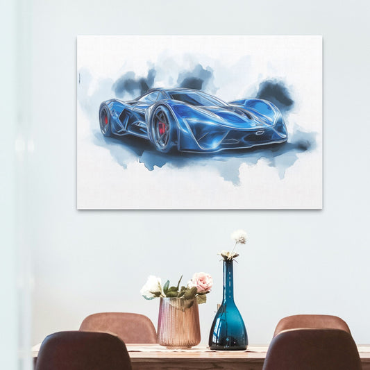 Racing Car - Blue