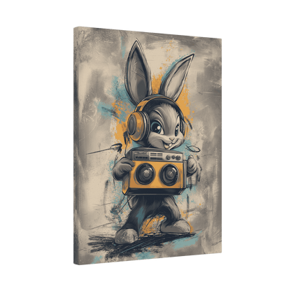 Boombox Bunny - Street Art
