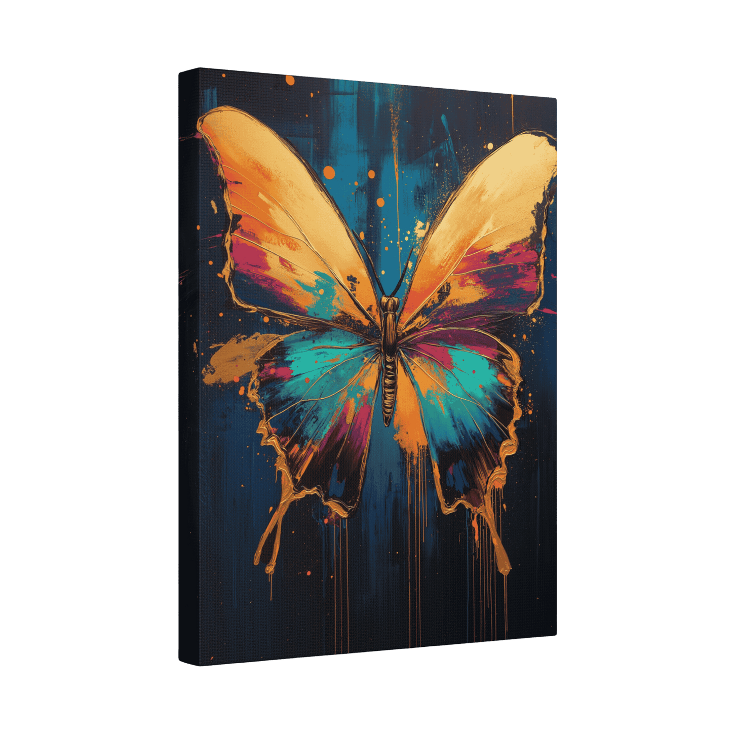 Golden Butterfly - Animal Art