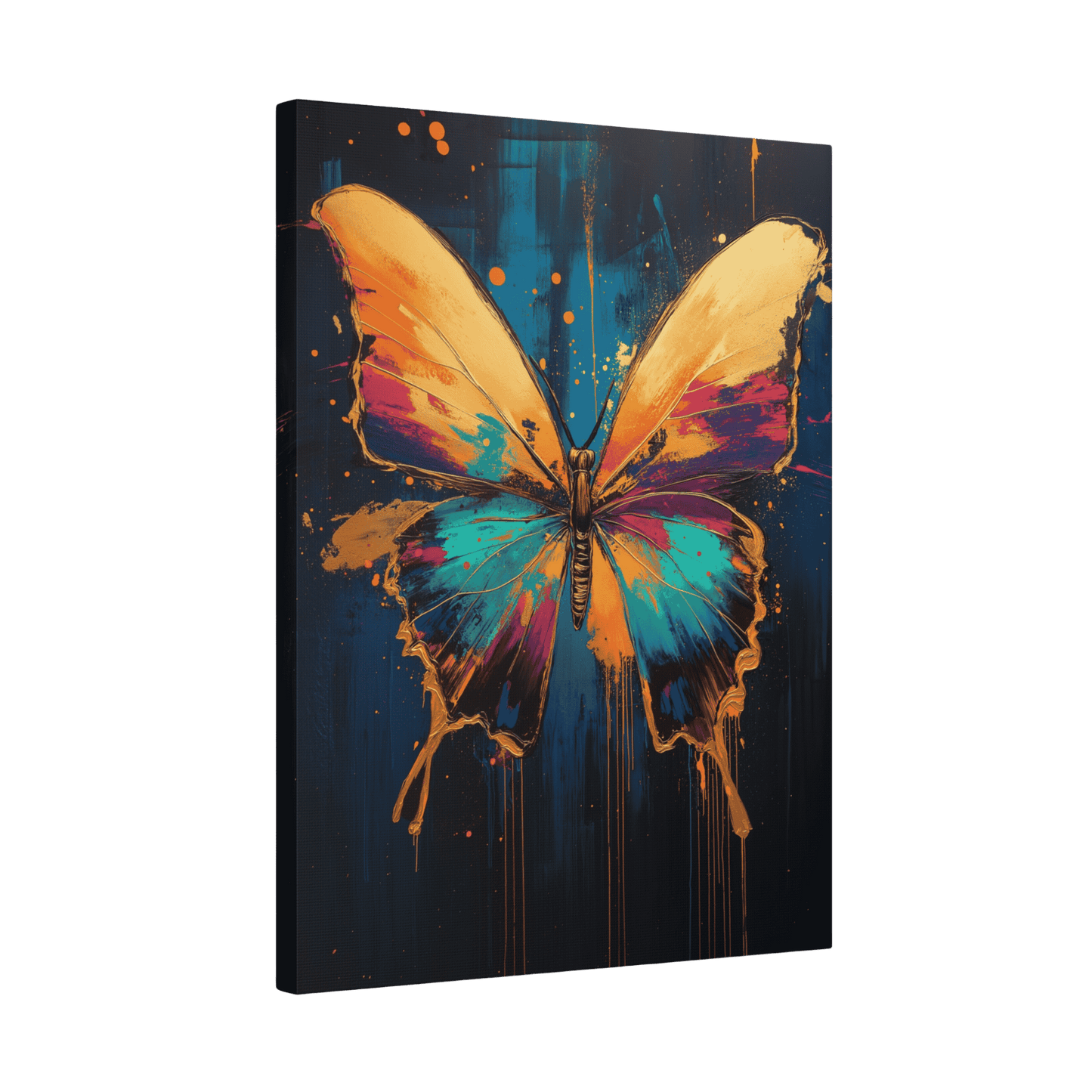 Golden Butterfly - Animal Art