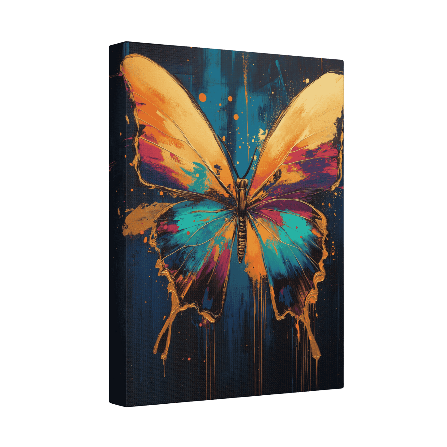 Golden Butterfly - Animal Art