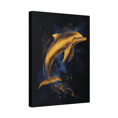 Golden Dolphin - Animal Art