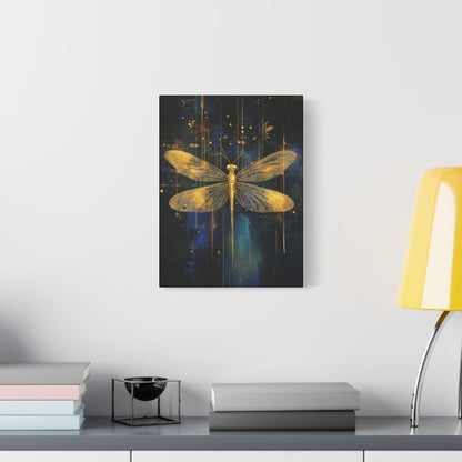 Golden Dragonfly - Animal Art
