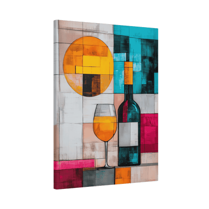 Italian Vibes - Colorful Wine Print
