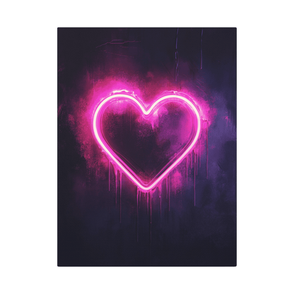 Neon Heart - Street Art