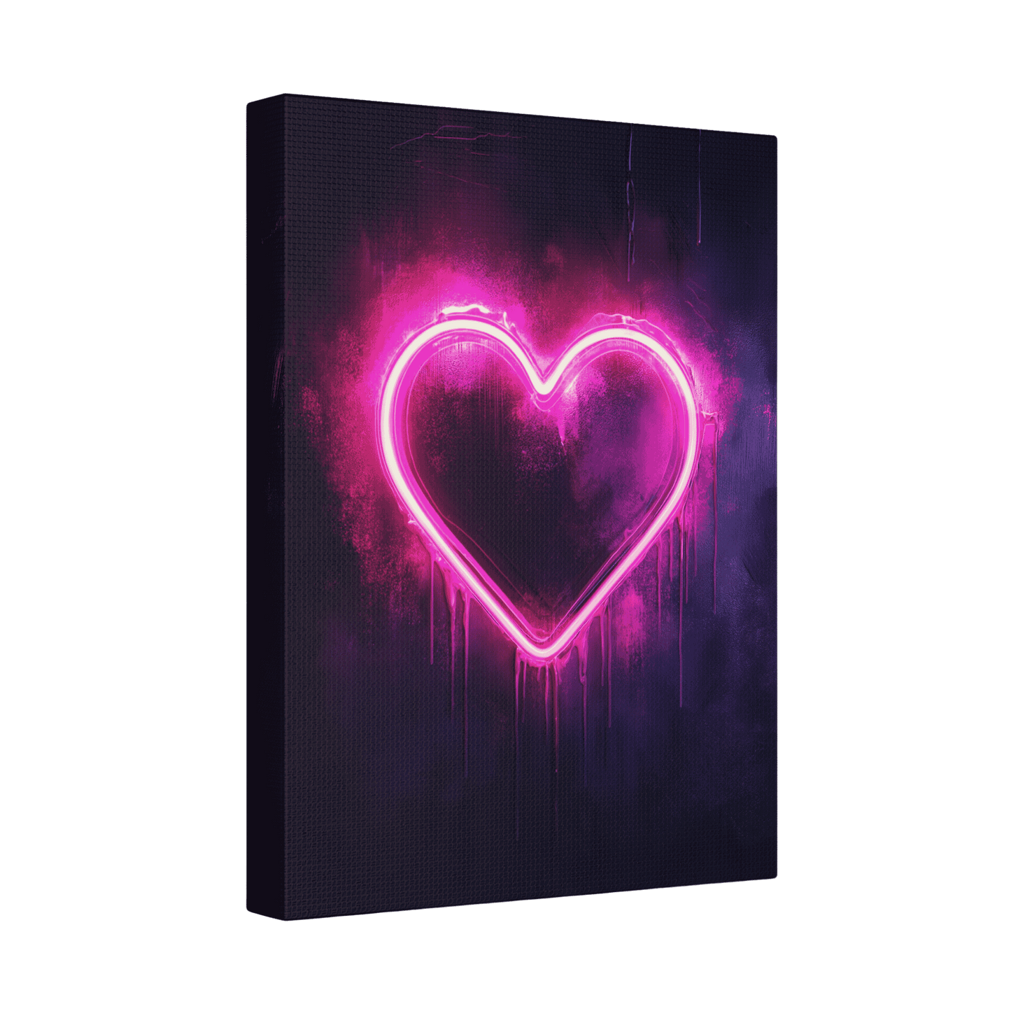 Neon Heart - Street Art
