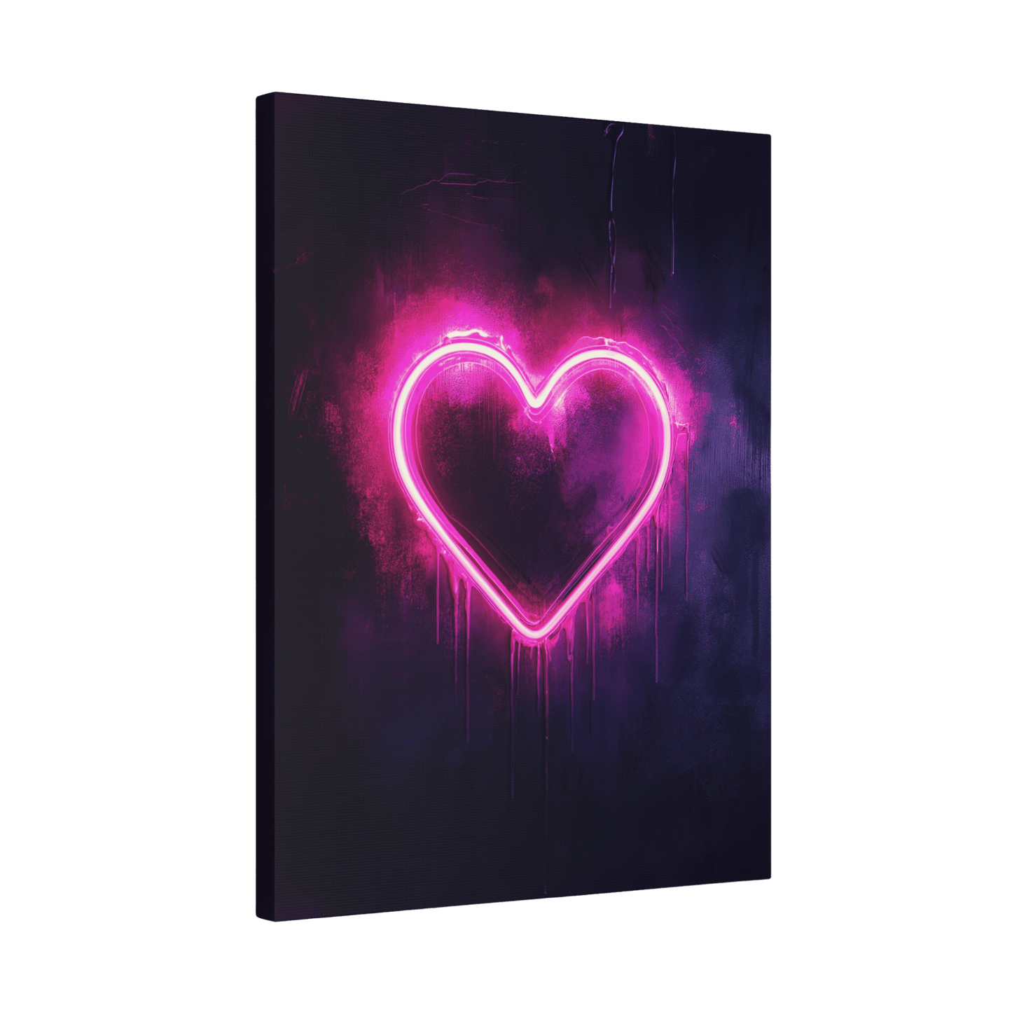 Neon Heart - Street Art