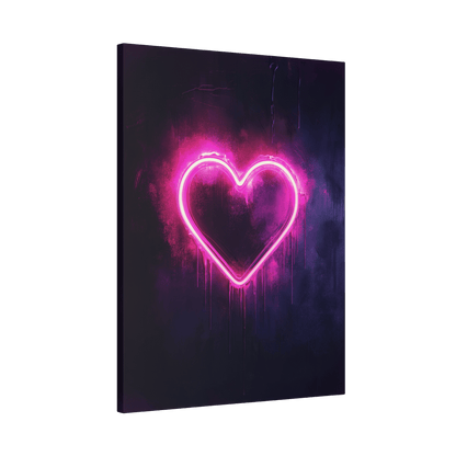 Neon Heart - Street Art