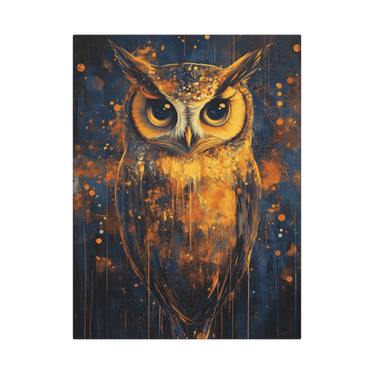Golden Owl - Animal Art