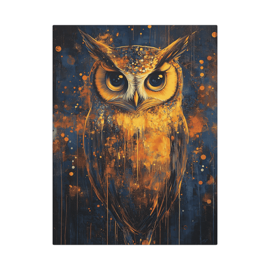 Golden Owl - Animal Art