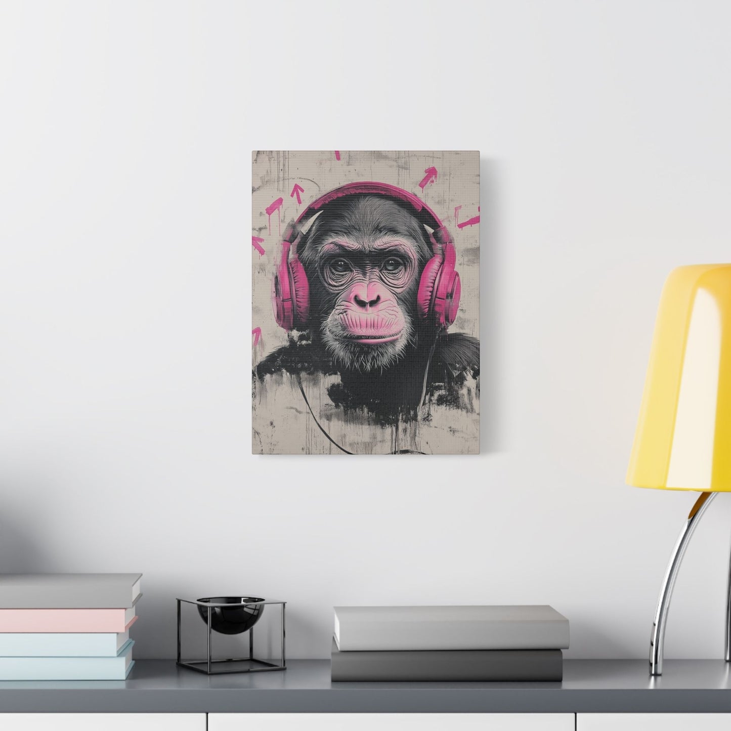 Cool Pinky Monkey - Street Art