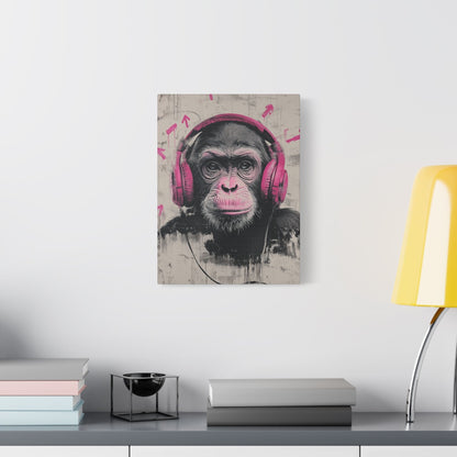 Cool Pinky Monkey - Street Art